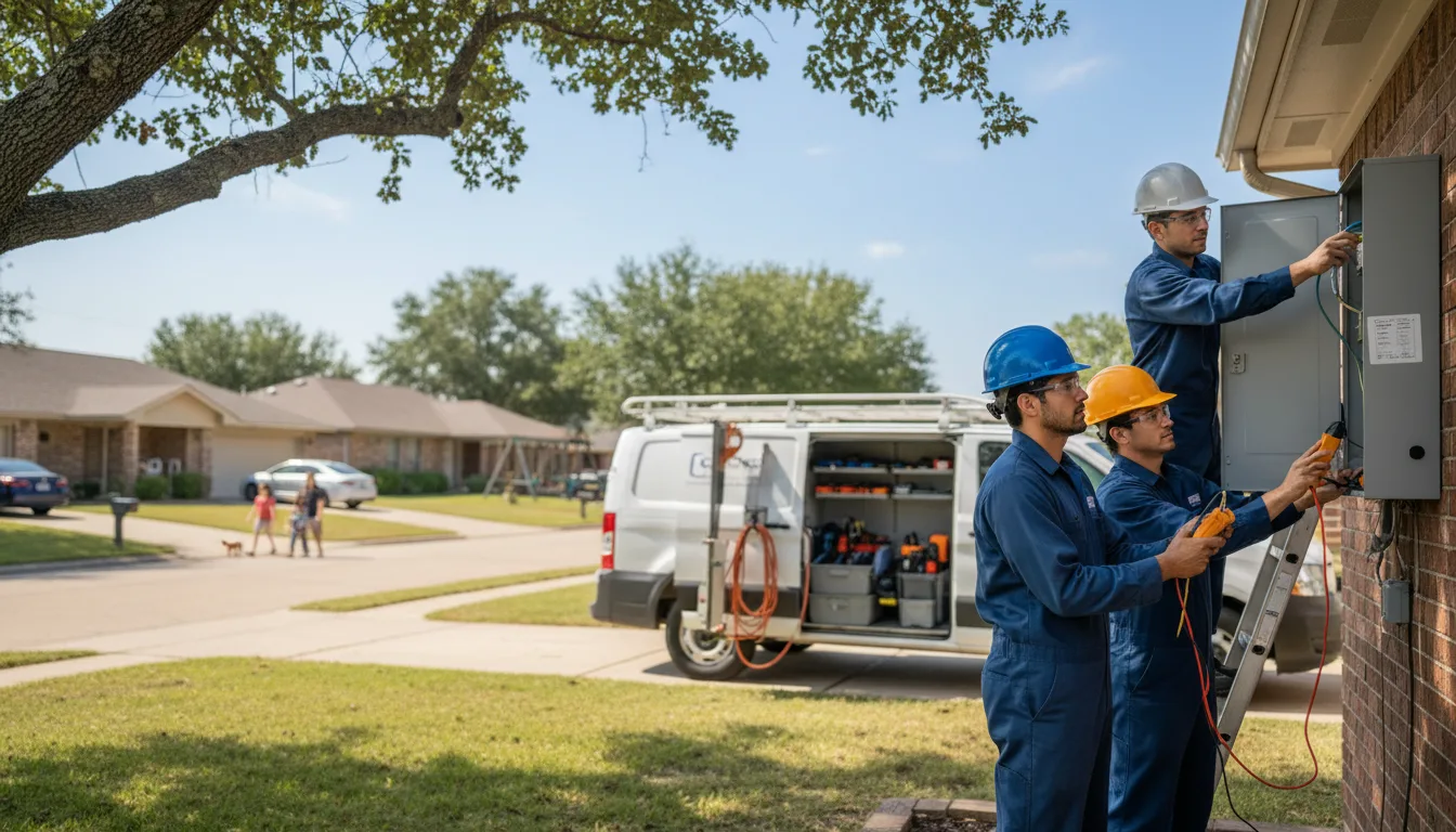 Certified electrician providing emergency electrical services in Gypsum, KS
